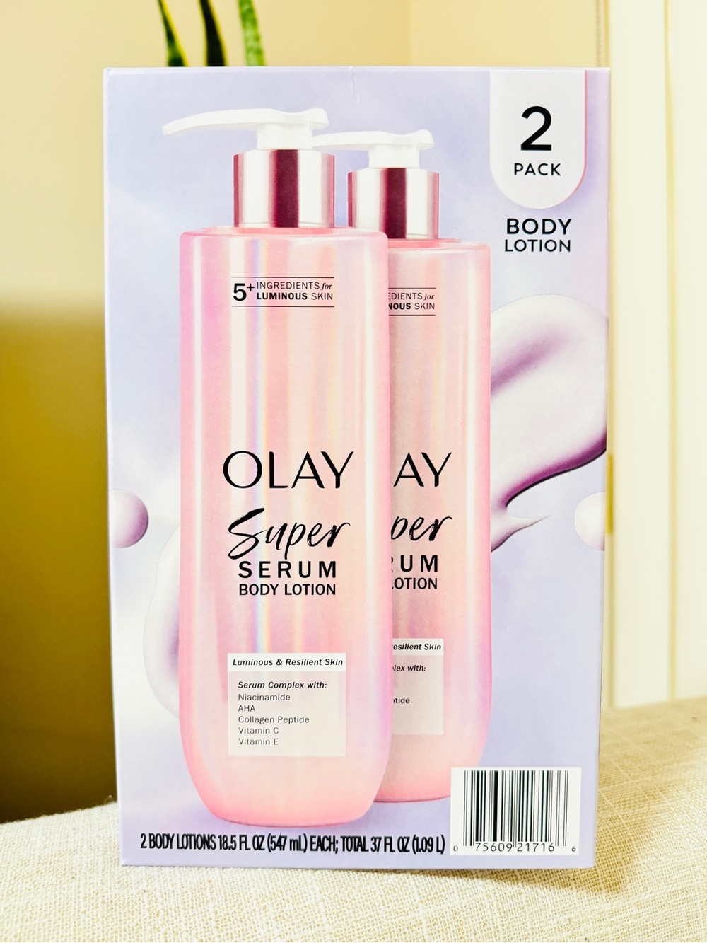 OLAY Super Serum Body Lotion - Pack of 2 Brand New
